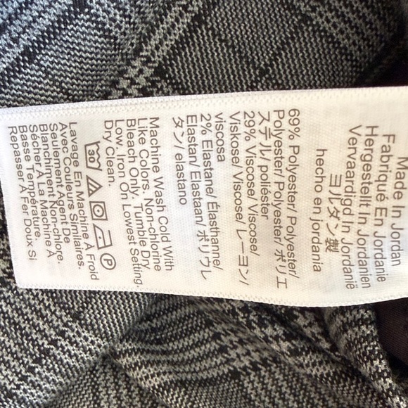 Chic Dark Jcrew Plaid Pants - Picture 4 of 6